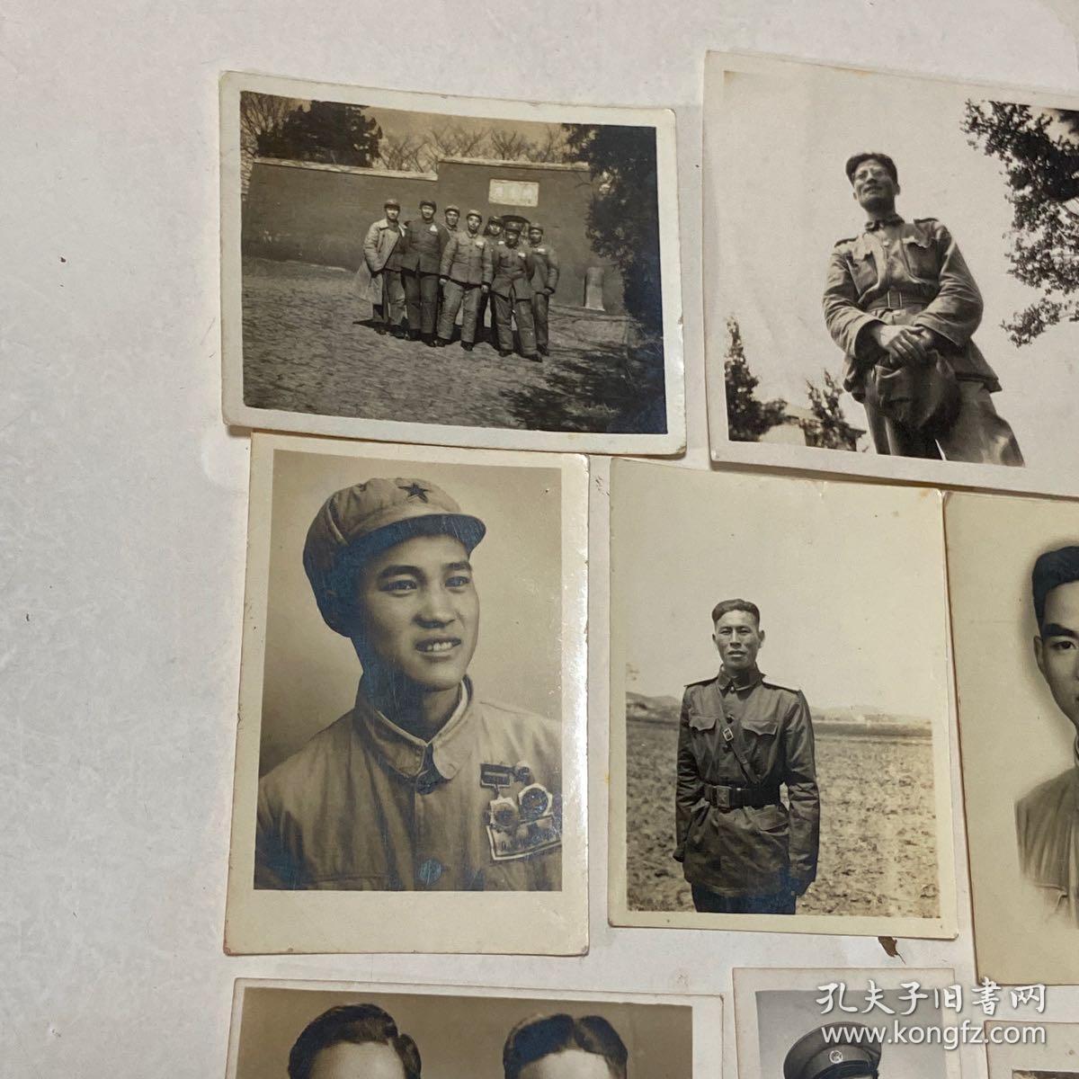 解放初 解放军军人照片 3寸左右