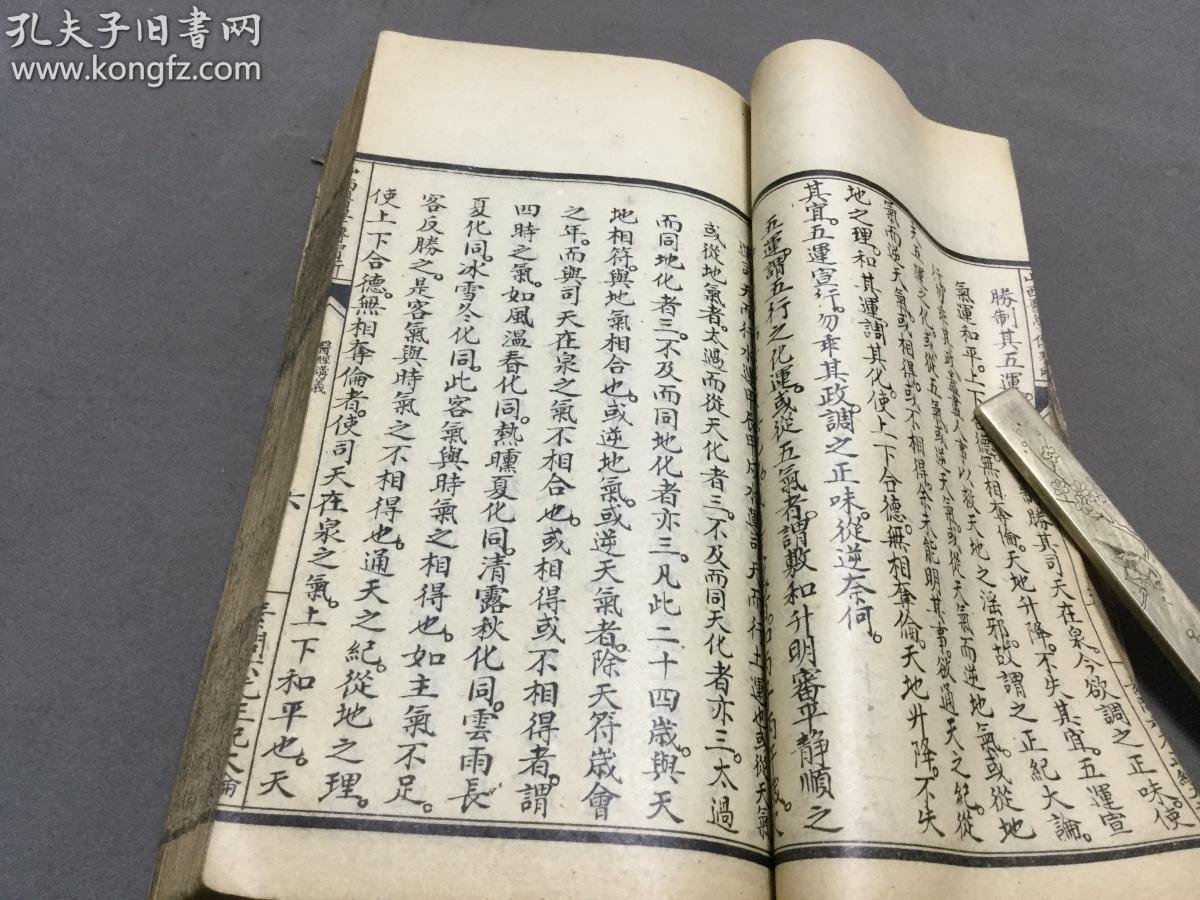 线装一巨册(收素问气交变论 五常政论 六气图 六气加临图 六元正纪大