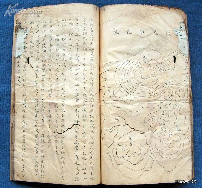 地理化气配图罕见的醉石山人黄慎清星相地理精写本北极紫薇垣星官图1