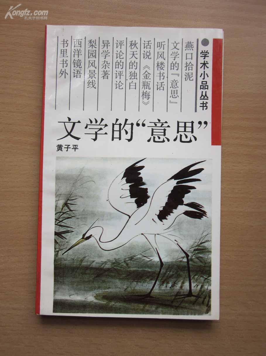 文学的意思学术小品丛书
