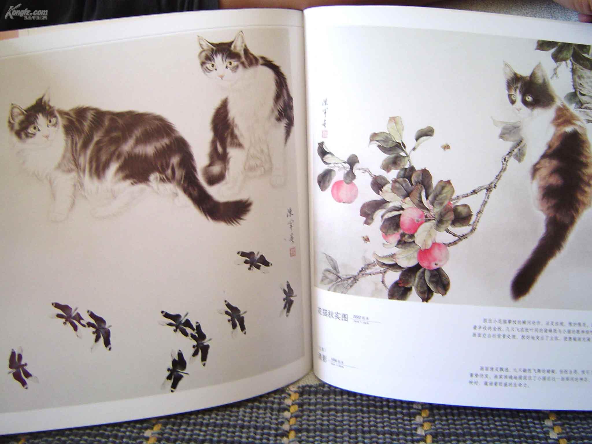 陈军画猫 中国画名家画法经典图谱