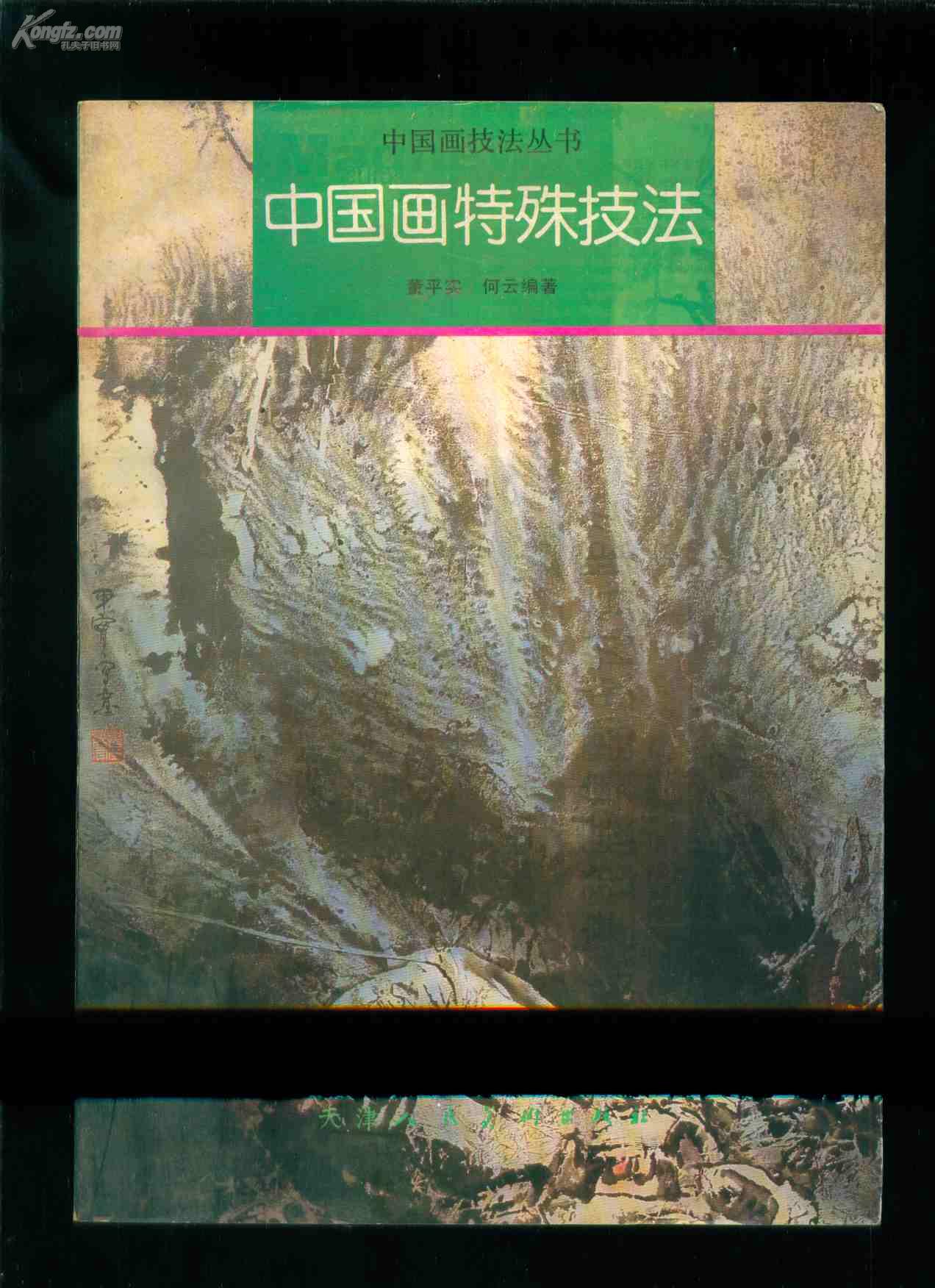 中国画特殊技法(书内偶有笔画的线和字迹)
