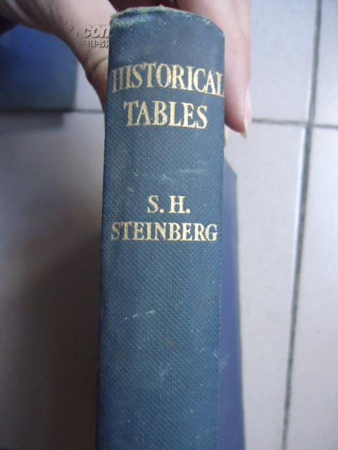 1939年英文原版 ;historical tables     历史表 斯坦伯格  [精装]有张资珙印