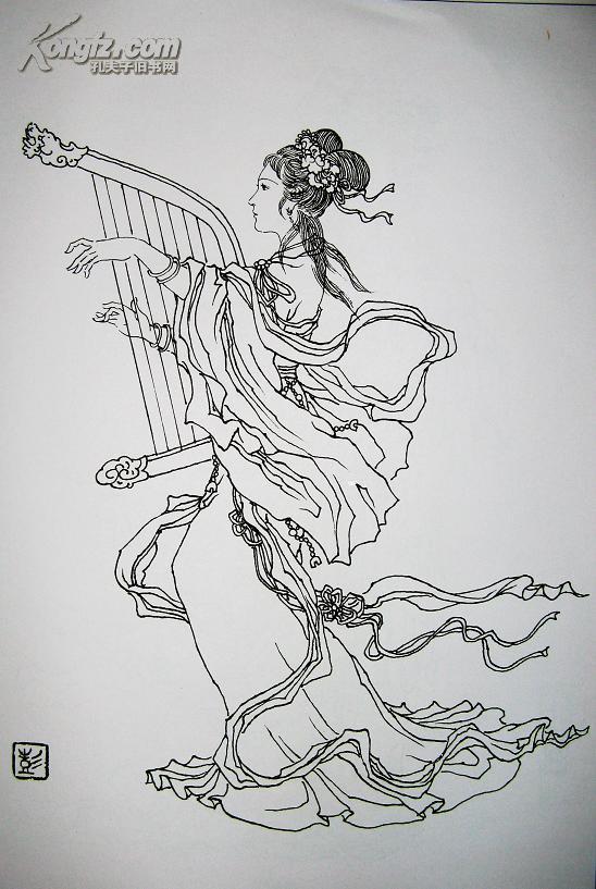 彭连熙人物线描画稿