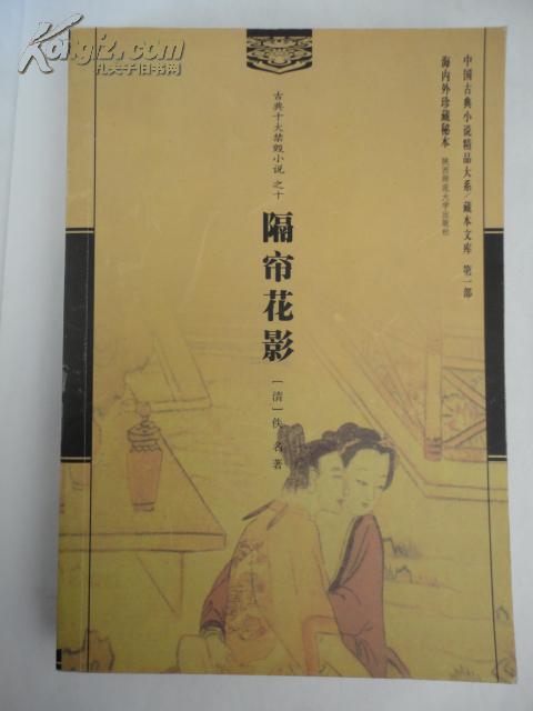 古典十大禁毁小说之十隔帘花影2001年1版1印