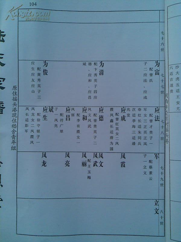 陆氏宗谱忠烈堂盐城支卷二双折页16开100张2005年版售原谱