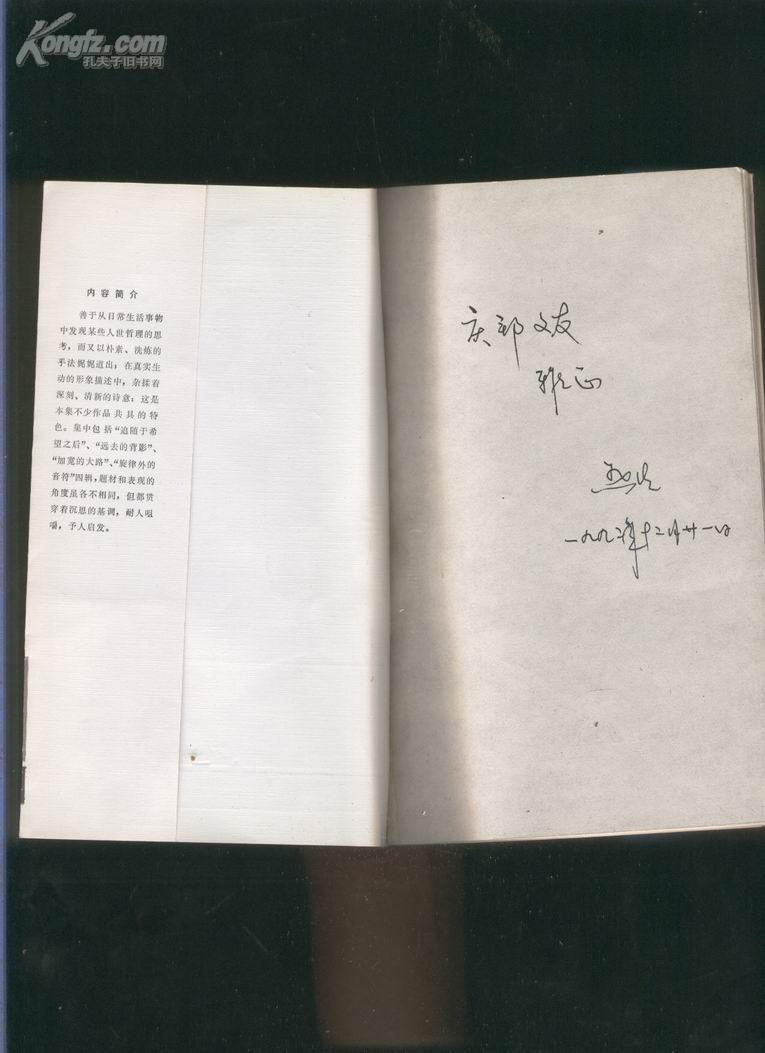 走向地平线(著名诗人王燕生签赠本)