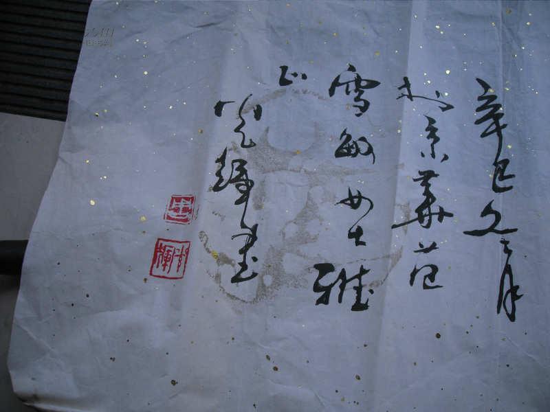 周光辉书法一张静默如雷33x131cm包真