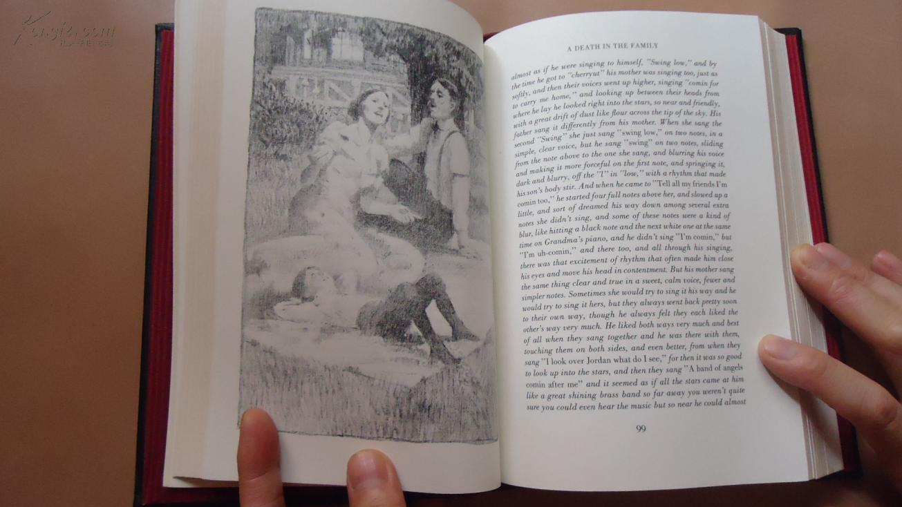 图 James Agee A Death In The Family 詹姆斯 艾吉 死于家中 真皮豪华限量本 燃灯经典书屋