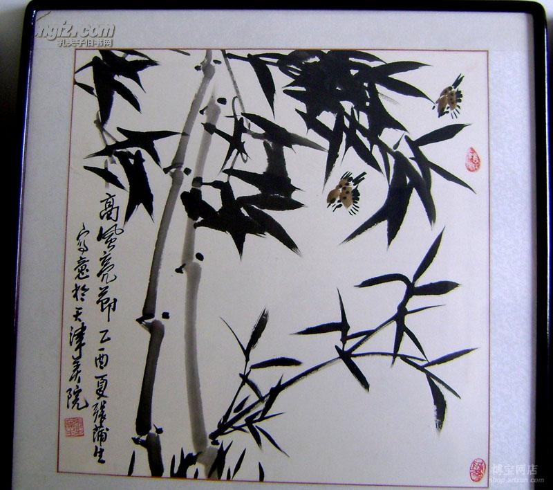 材质:  纸本 装裱形式:  软片 尺寸:  68 × 68 cm 款识钤印:  张蒲生