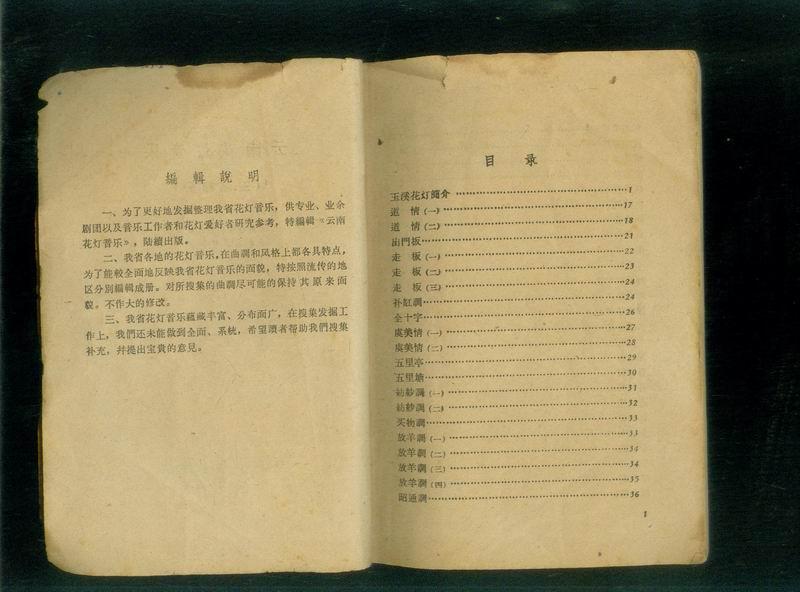 云南花灯简谱_云南花灯游春简谱(2)