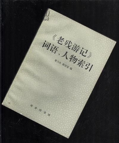 老残游记词语 人物索引【152】非馆藏内干净_曹乃木 黄宗宝 编_孔夫子