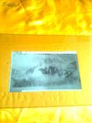 80年代------太行老区手绘年画老照片-----朱德、彭德怀、邓小平等八路军将领骑战马在太行山-------虒人荣誉珍藏