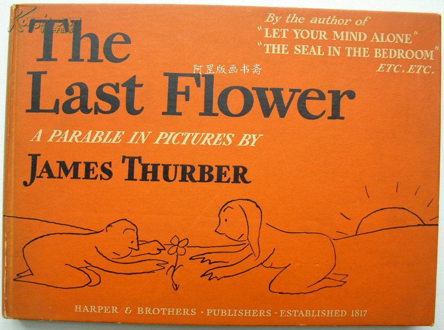 最后一朵花jamesthurber插图本绘本签赠本指挥家托斯卡尼尼旧藏