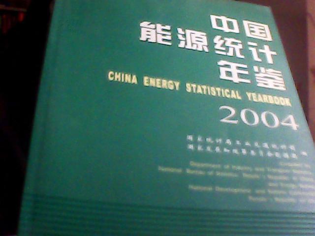 2004中国能源统计年鉴