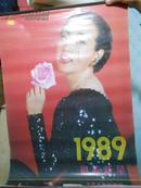 挂历：1989年 银苑新星挂历 12张全