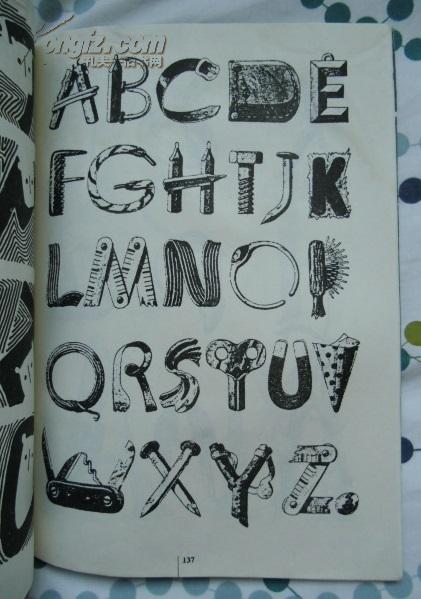 英文花体美术字设计