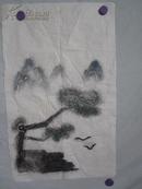 风景拓片 画一张 68/42厘米