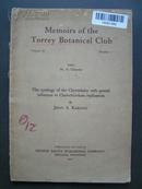 民国版【Memoirs  of  the  Torrey  Botanicai  Ciub】