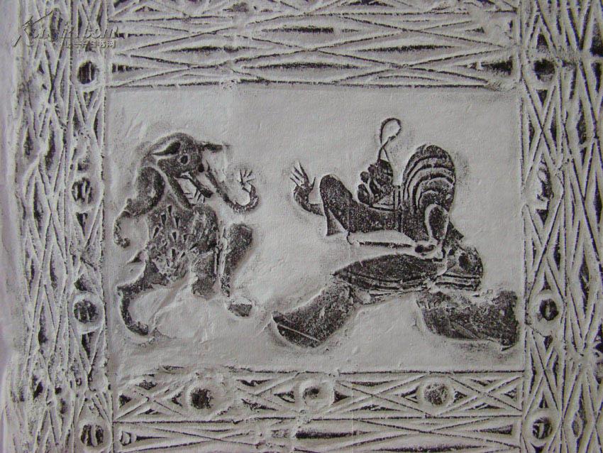 河南汉代画像砖珍品拓片双面十组工