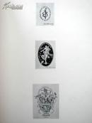 著名奥地利藏书票与版画艺术家《“Alfred Cossmann/考斯曼”藏书票与招贴画》—3枚原刻铜版藏书票 14幅图片