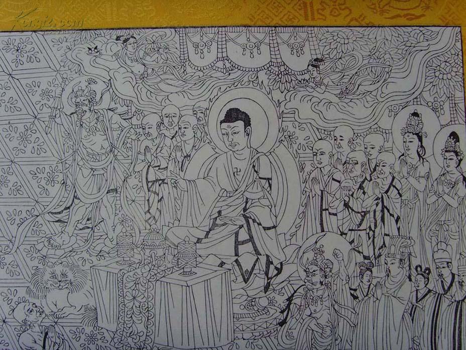 卷轴《金刚般若波罗蜜多经》 ,长卷 雕版刷印 大英博物馆藏唐咸通九年