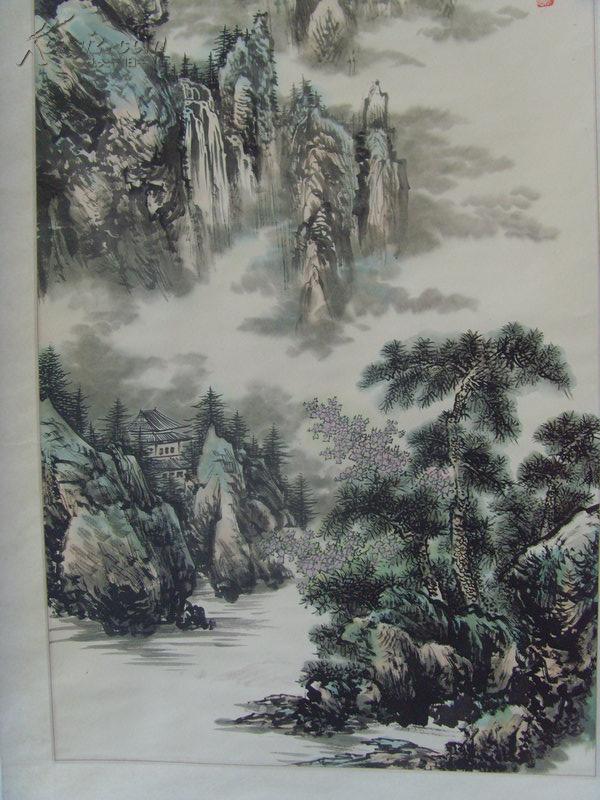 吴增:画:江山多娇之二(四尺)/活画大师/中国少林寺禅画院副院长,中国