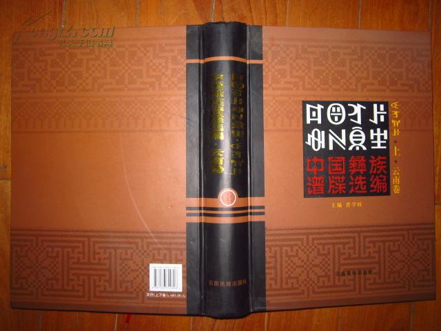 《中国彝族谱牒选编》上(云南卷) 大16开精装616页 原价480(一套)