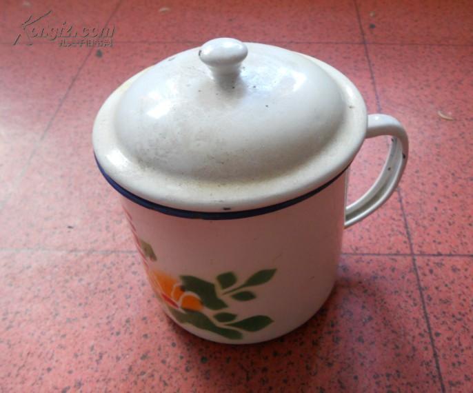 前进牌老搪瓷杯
