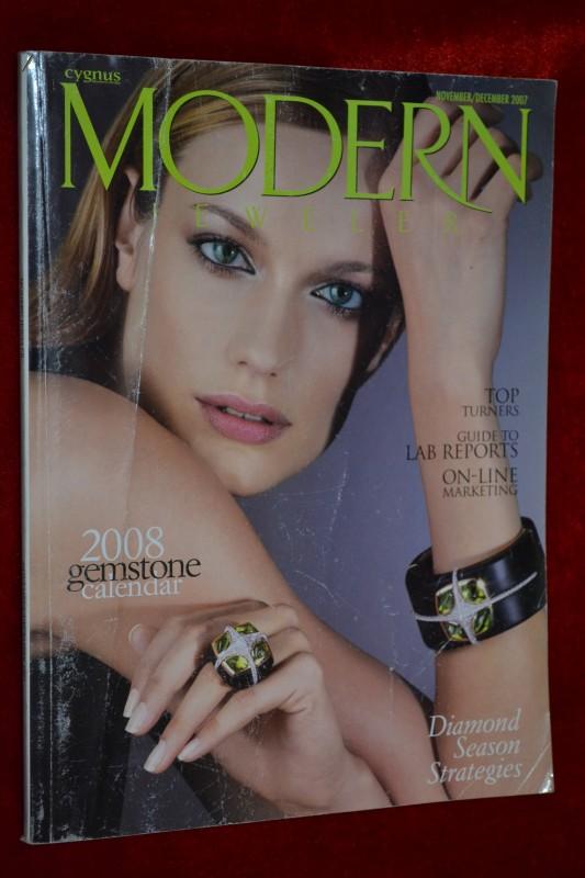 modern jeweler magazine 现代珠宝首饰杂志 2007/11-12
