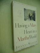 Having a Mary Heart in a Martha World【马大世界马大心，乔安娜·韦弗，英文原版】