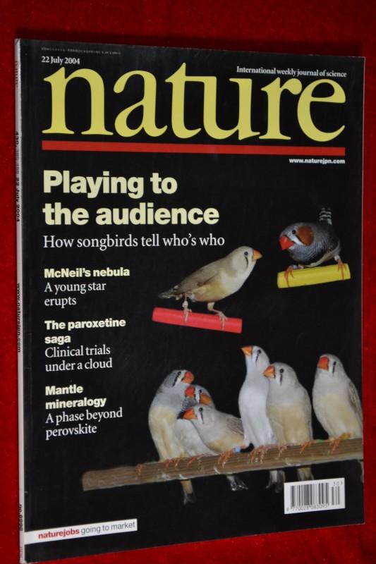 自然杂志期刊 nature 430 385-488 2004/07/22 no.6998 实体书
