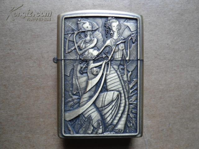 美女图煤油打火机starⅡ07asince1988有火石无煤油