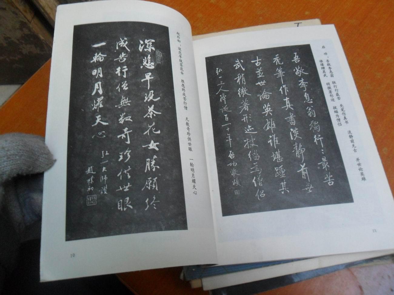 李叔同书法碑林画集--碑帖(16开92年1版1印)内附 李叔同圆寂五十周年