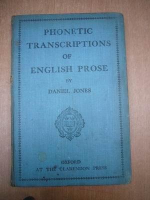 phonetic transcriptions of english prose 英语散