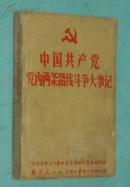 中国共产党党内两条路线斗争大事记（1968-05印刷/内有毛像一张/私藏75品/见描述）