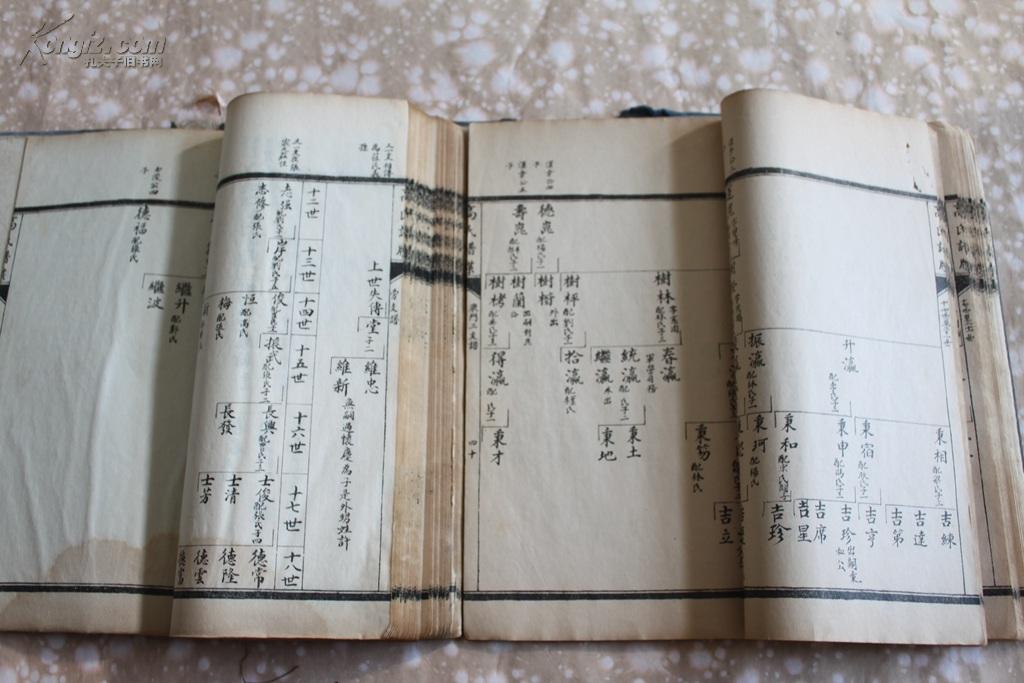 民国22年石印本《高氏谱牒》直隶(今河北省)南皮县泊头一带高氏族谱