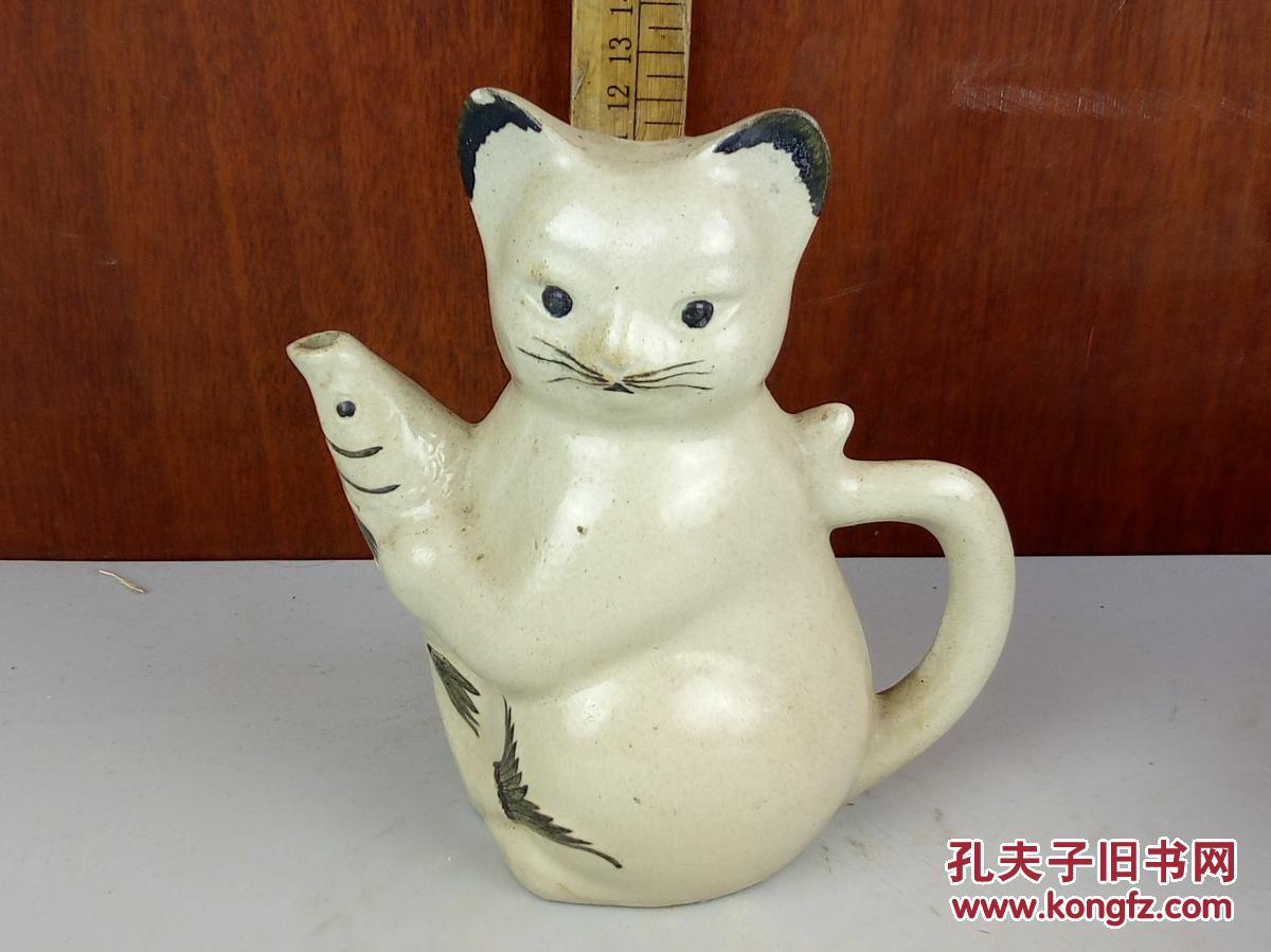 清代小猫茶壶