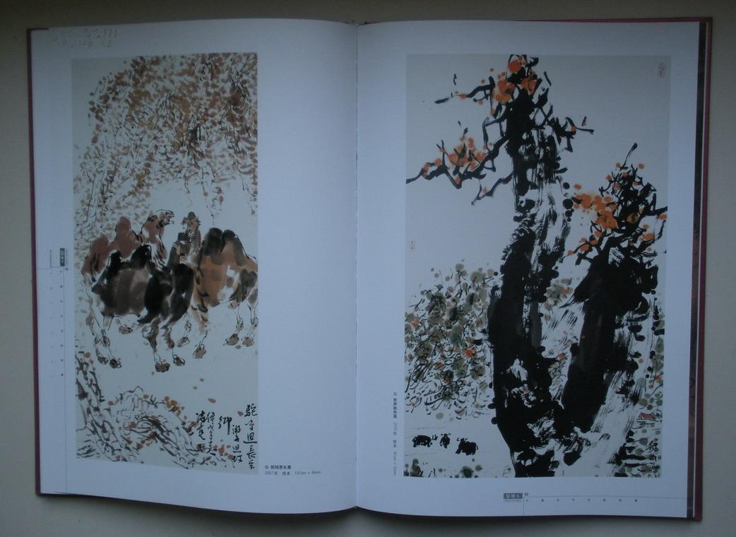 套盒精装大8开当代中国画坛著名丝路大写意画家中国当代名家画集张录