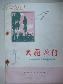 大雁成行-临汾县乔李大队路线教育故事(插图本)