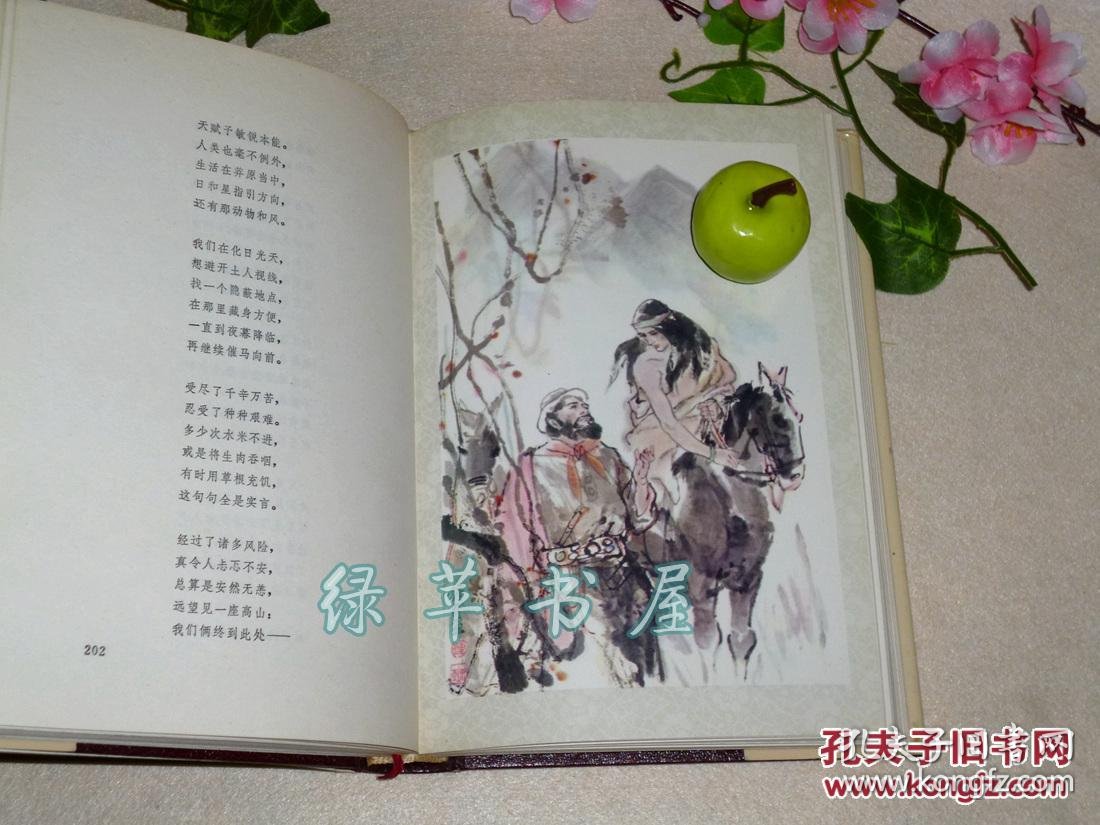 马丁菲耶罗精装精美彩色插图1984年一版一印品好拉丁美洲文学名著高乔