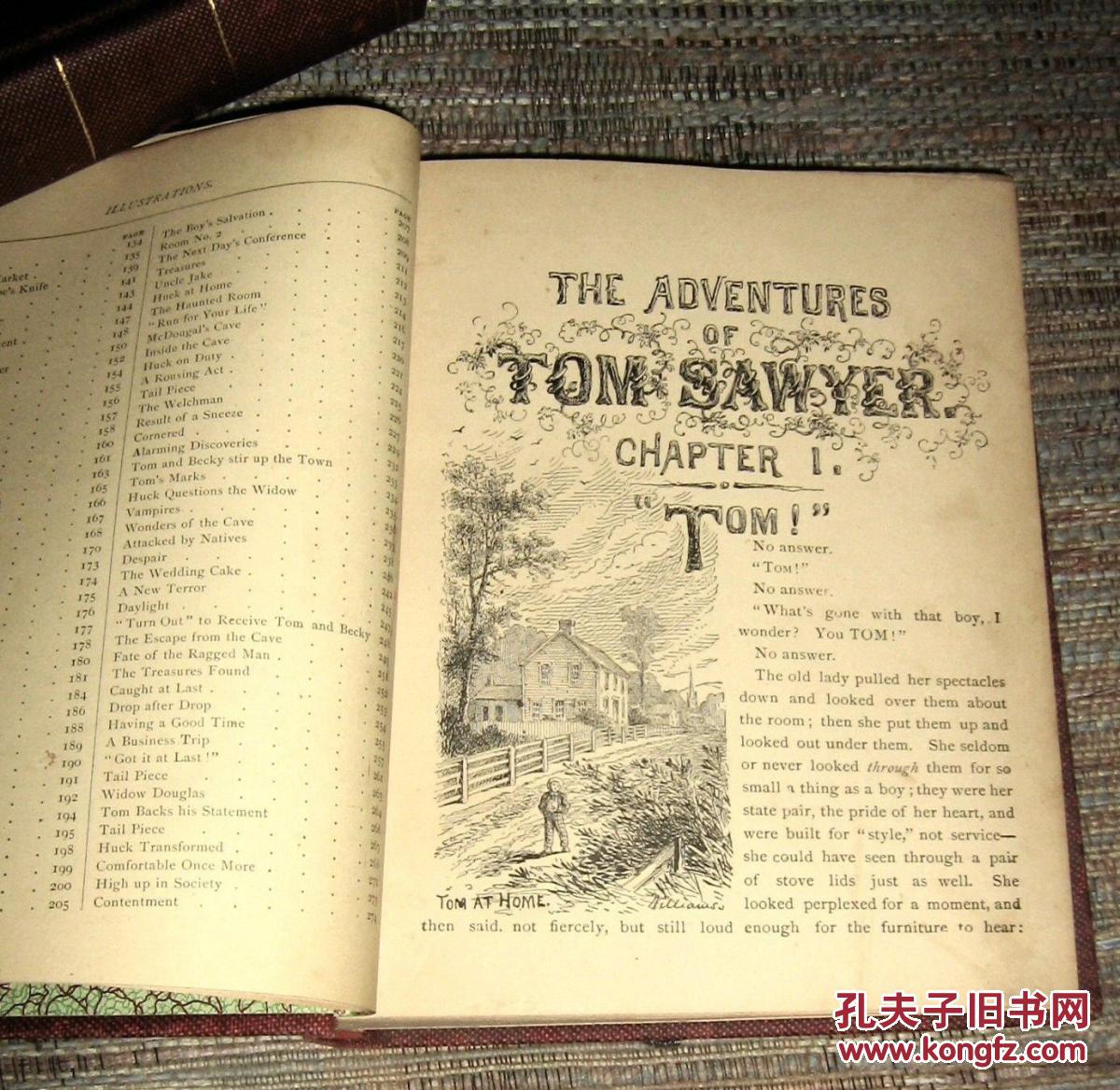 世界名著,1884年美国出版,马克吐温著作《汤姆.
