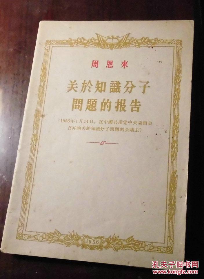 关于知识分子问题的报告
