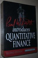 ☆英文原版书 Paul Wilmott Introduces Quantitative Finance / 2 edition