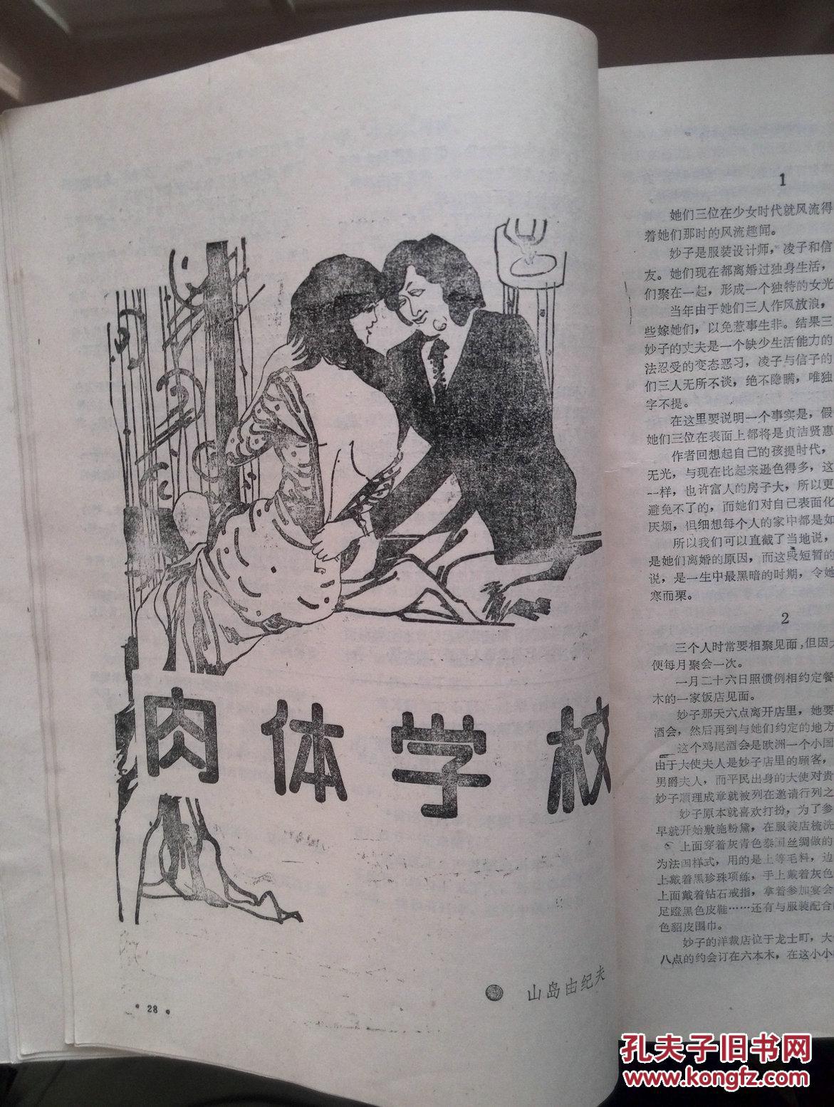 肉体学校》施叔青《艳遇》于岛《美女裸体画的内幕》舒殊《充满诱惑》