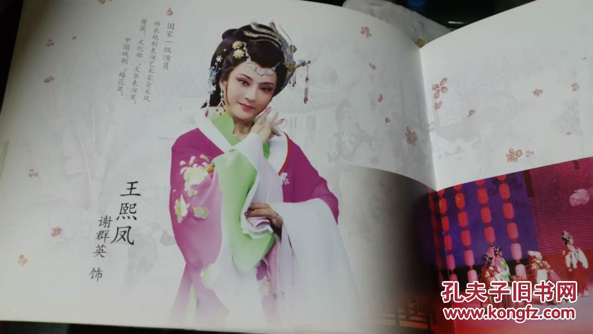 杭州越剧院大型越剧红楼梦演出画刊,郑国凤,陈晓红,谢群英主演