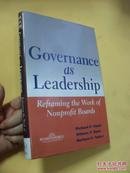 英文原版   重塑非盈利组织工作 Governance as Leadership: Reframing the Work of Nonprofit Boards by Richard P. Chait