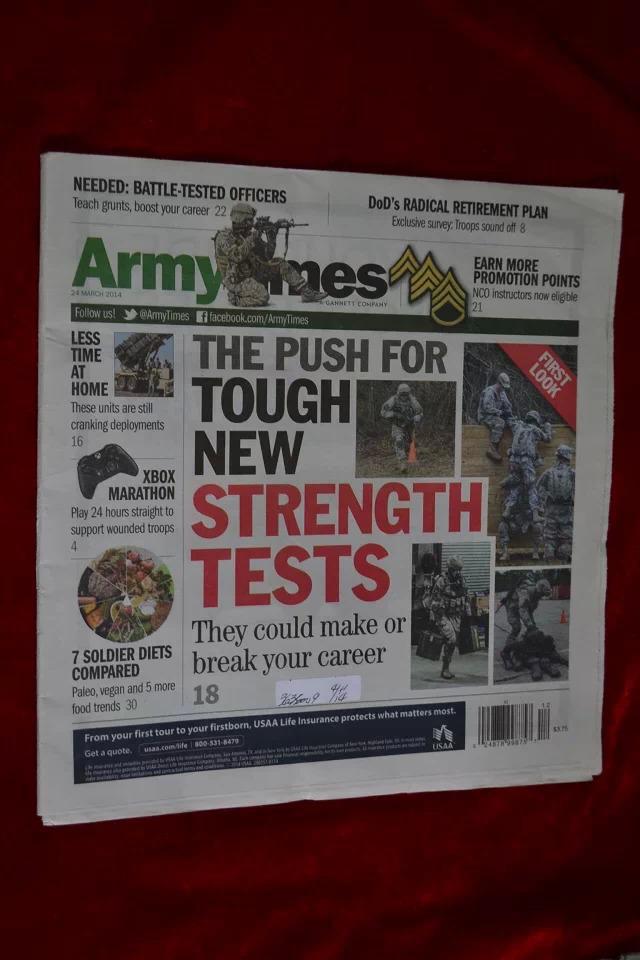 army times 陆军时报 2014/03/24 军事报 军事报纸