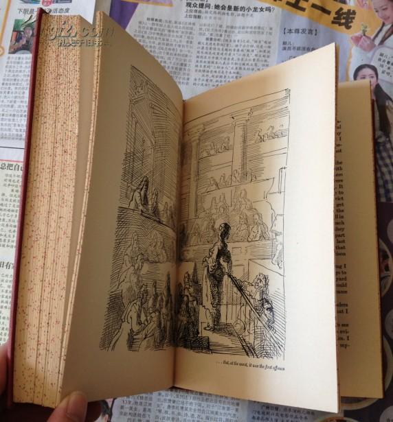 moll flanders 笛福《荡妇自传》(《摩尔弗兰德斯》),布面精装,有插图