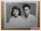 黑白照片：1952年结婚合影